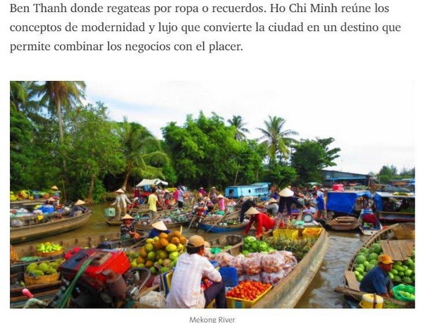 Статья аргентинского бизнесмена о красоте Вьетнама